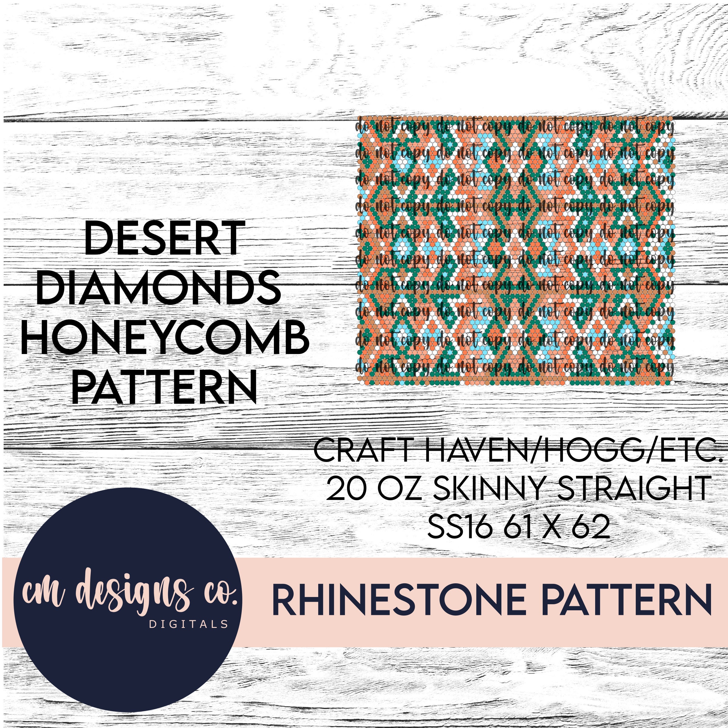 Desert Diamonds Rhinestone Pattern_aztec Pattern_tumbler Pattern ...