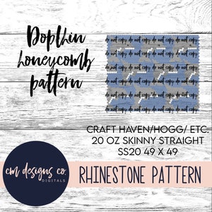Delfin Strasssteinmuster_Dolphin Strassvorlage_Strasssteinmuster_Strasssteine_ss 20 dünn_Rhinestones_Tempalte_pattern