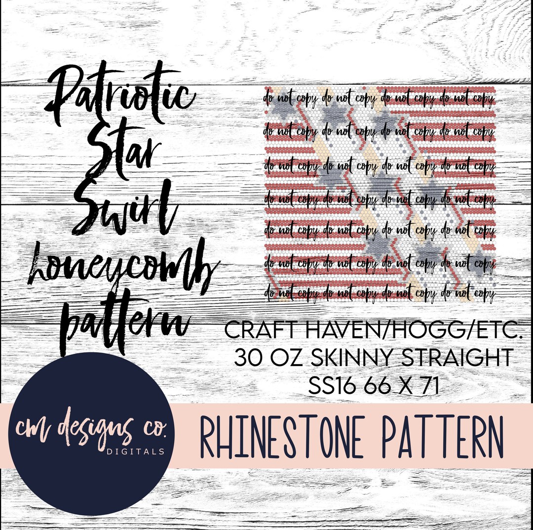 Country Rhinestone Patterns Star Rhinestone Pattern_rhinestone Pattern_patriotic Pattern_patriotic ...