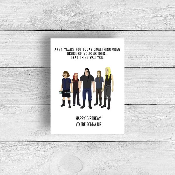 Heavy Metal Birthday - Etsy