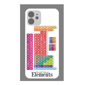 May include: A white phone case with a colorful periodic table of elements design. The case features a cutout for the camera lens and the text "Periodic Table of Elements".
