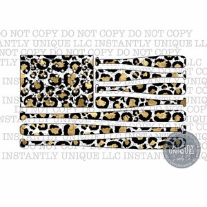 Leopard Print Baseball Flag PNG, Digital Download, Sublimation Design