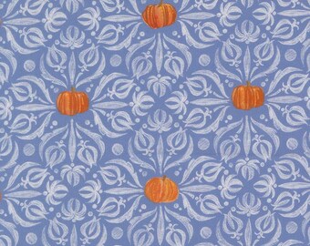 Fat Quarter Moda Coven By Robin Pickens Medallion Tiles Pumpkin 100% Cotton Fabric Dusk