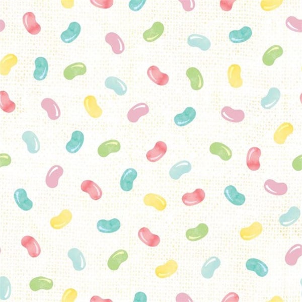 Fat Quarter Blanks I’m All Ears Easter Jelly Beans Spring 100% Cotton Fabric