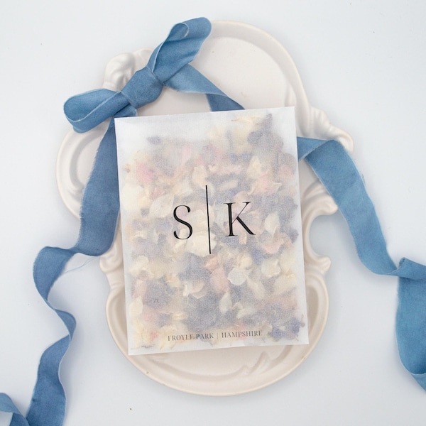 Wedding Favour Confetti Bags| Biodegradable Glassine Bags | Wedding Favours | Confetti Packets