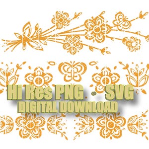 Pyrex Corning Schmetterling Gold .svg .png | Cricut Silhouette Grafiken | Retro Vintage