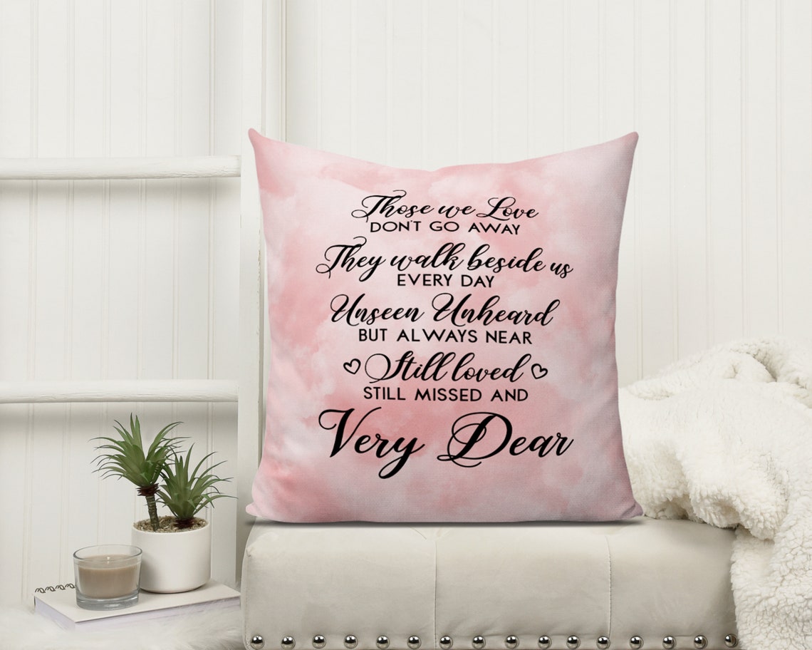 Loved One Memorial Keepsake Pillow Loved One Memorial Gift Etsy