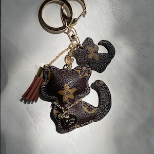 Repurposed LV Monogram Keychain with COLOR – Tailor Made Crafts