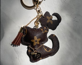 Free Shipping Luxury Kitty Cat HandBag Purse Charm Keychain Women's Classic  Fashion Gift