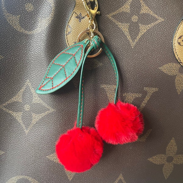 Pompom Keychain Etsy