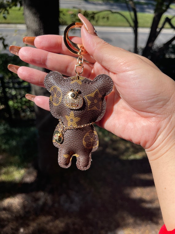 Louis Vuitton LV Teddy Bear Keyring and Bag Charm