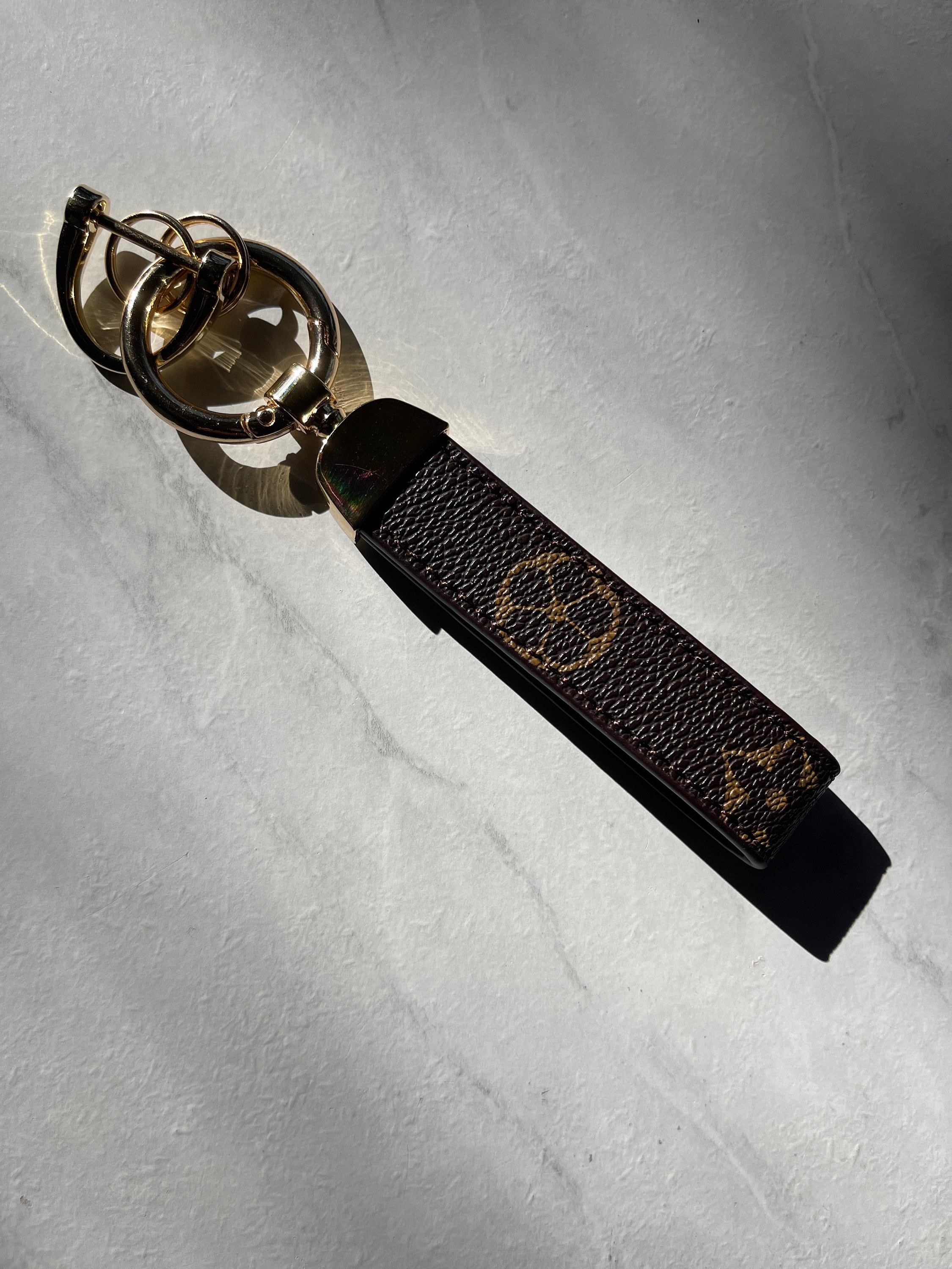 Louis Vuitton, Accessories, Heart Pompon Key Chain With Louis Vuitton  Charm