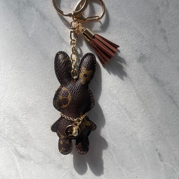 Free Shipping Luxury Bunny Rabbit Hand Bag Purse Charm Keychain Women's Classic Fashion Gift