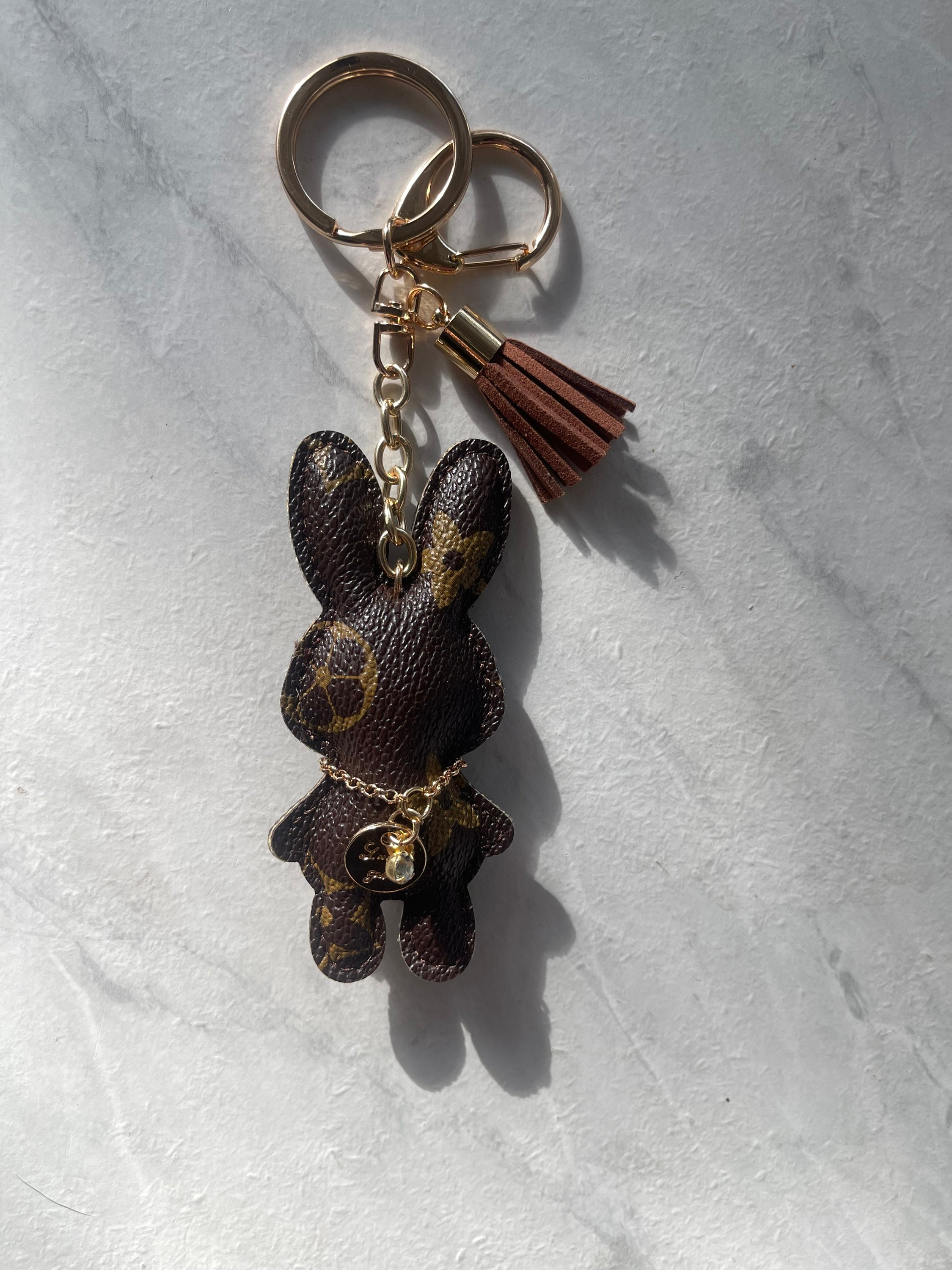 Louis Vuitton Red Bunny Charm and Key Holder - Yoogi's Closet