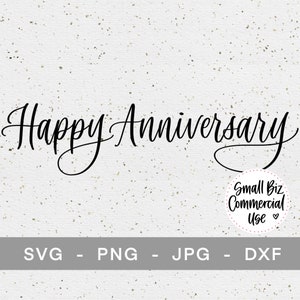 Arquivos SVG com letras à mão de feliz aniversário, arquivos de corte de silhueta Cricut, svg, png, jpg, dxf, uso comercial gratuito para pequenas empresas