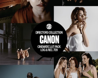 Canon Cinematic LUTs: Film Color Grading Presets for Premiere, Final Cut, DaVinci