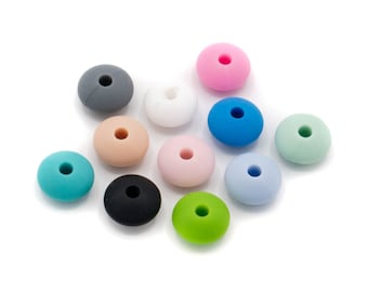 Perlas de silicona para lentes, 10 mm, amplia gama de colores, sin BPA, perlas de silicona al por mayor, silicona de grado alimenticio, perlas sueltas