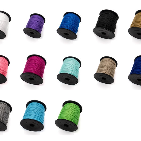 Extremely hard-wearing strap for dummy chain made of polypropylene Multfil cord 1.5 mm many colors and lengths