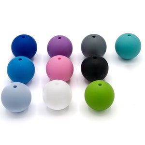 Silicone Bead 10mm Wide Color Choices, BPA Free, Wholesale Silicone Beads, Food Grade Silicone, Loose Beads