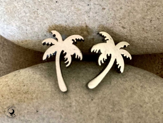 Palm Tree Earrings Etsy Ireland