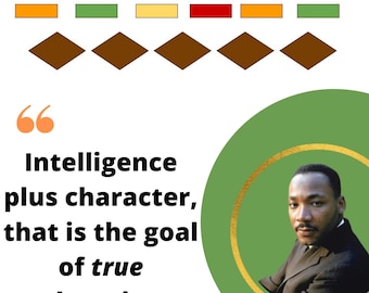 Poster of Dr. Martin Luther King Jr Quotable