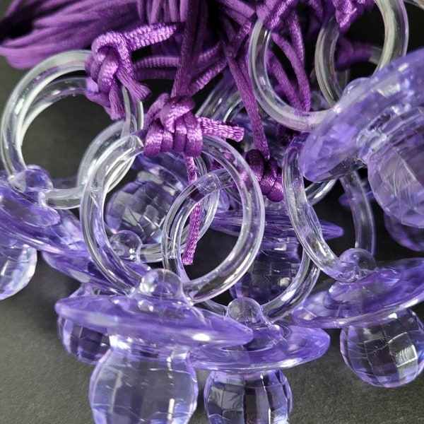 Acrylic Pacifiers Etsy