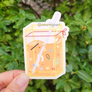 MXTX Juicebox Transparent Sticker