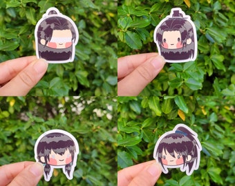 MDZS / The Untamed / Mo Dao Zu Shi MXTX Chibi Yi City Arc Stickers