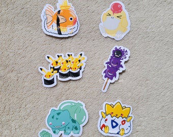 Poke Food Sticker Pack