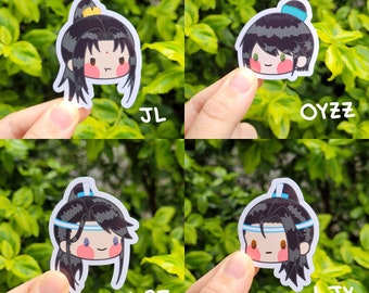 MDZS / The Untamed / Mo Dao Zu Shi MXTX Chibi Character Stickers