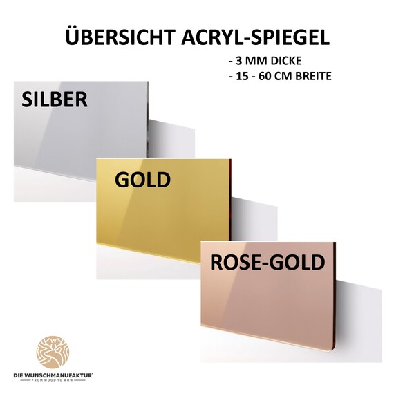 Acryl Spiegel Schriftzug Wunschname/wort 15 60 cm | Etsy Österreich