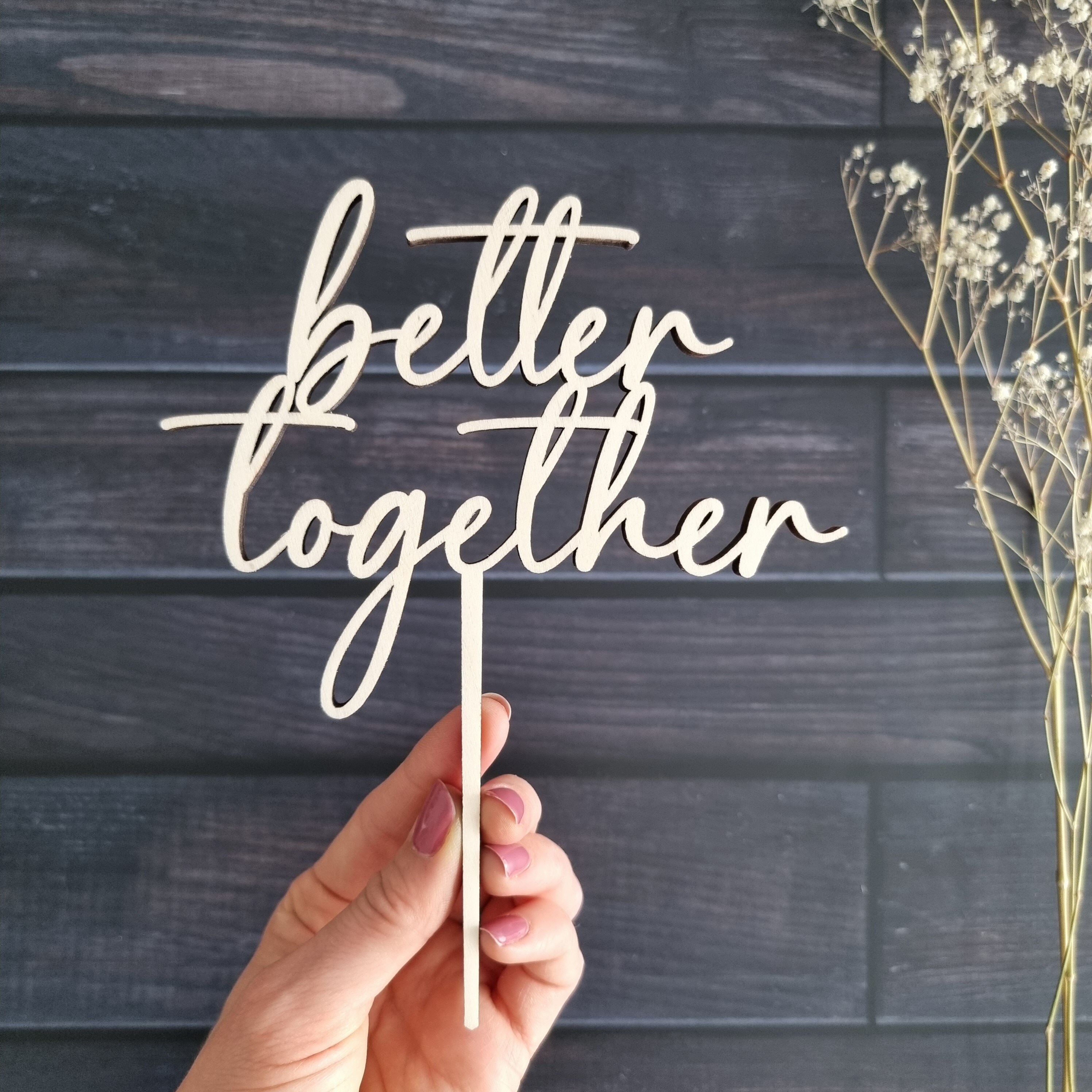Better Together Schild mieten für dein Event – LieblingsPrint
