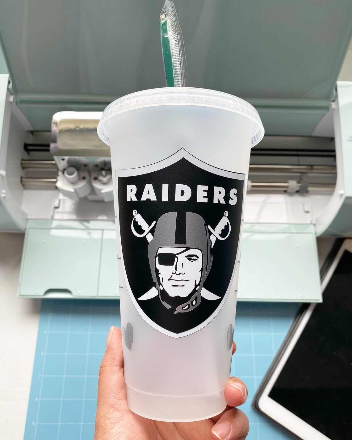 Las Vegas Raiders 24oz Starbucks Cold Cup Etsy