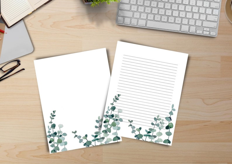 Printable Stationery Stationery Letter Paper Digital Etsy