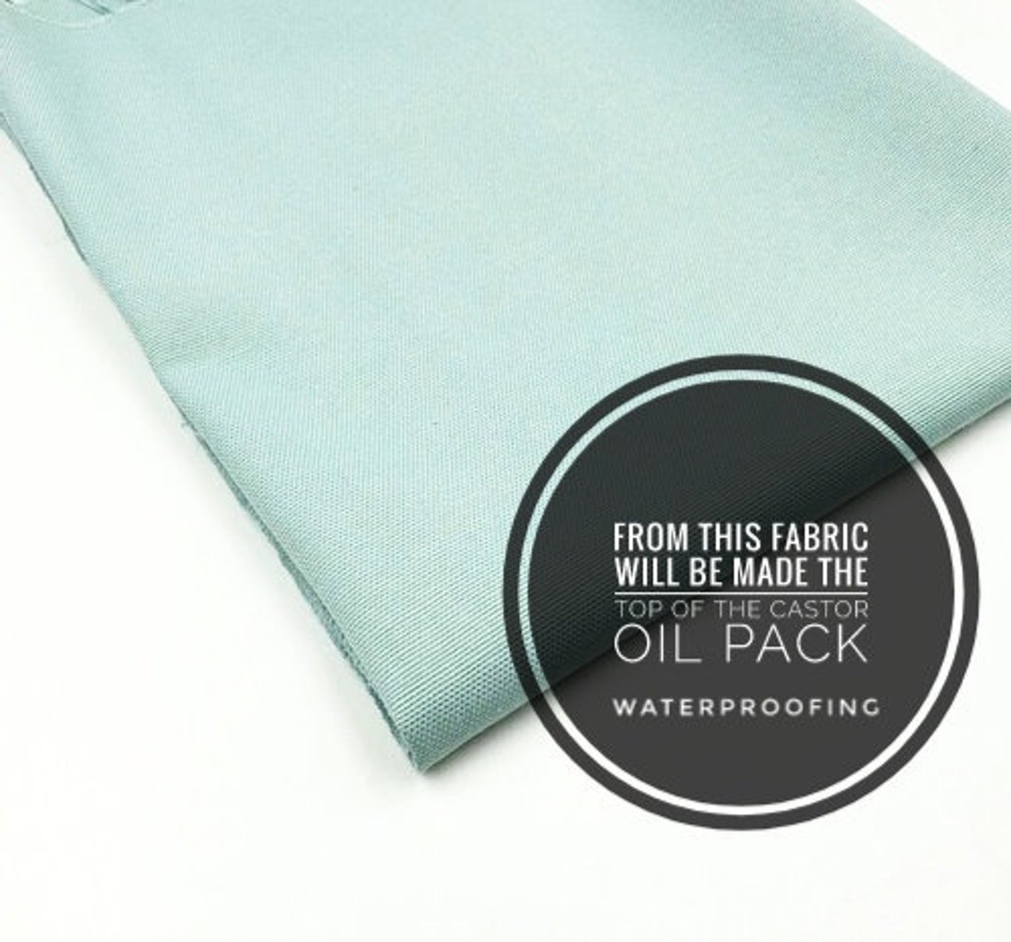 Castor Oil Pack With Organic FLAX Cotton Velour Care Detox Etsy