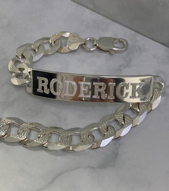 Solid 925 Italian Sterling Silver Diamond Cut Curb Cuban Heavy