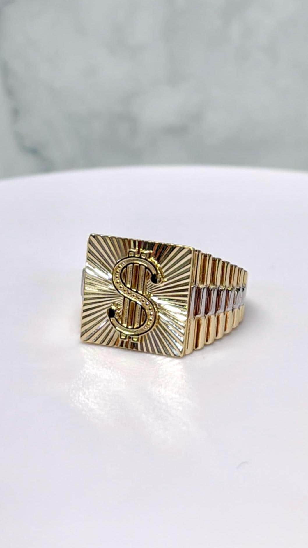 Dollar Sign Gold Rings - Etsy