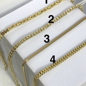 Mens 10k Solid Gold Bracelet Byzantine Iced Fancy Charm Bracelet Franco Link Mens Bracelet 10 Karat