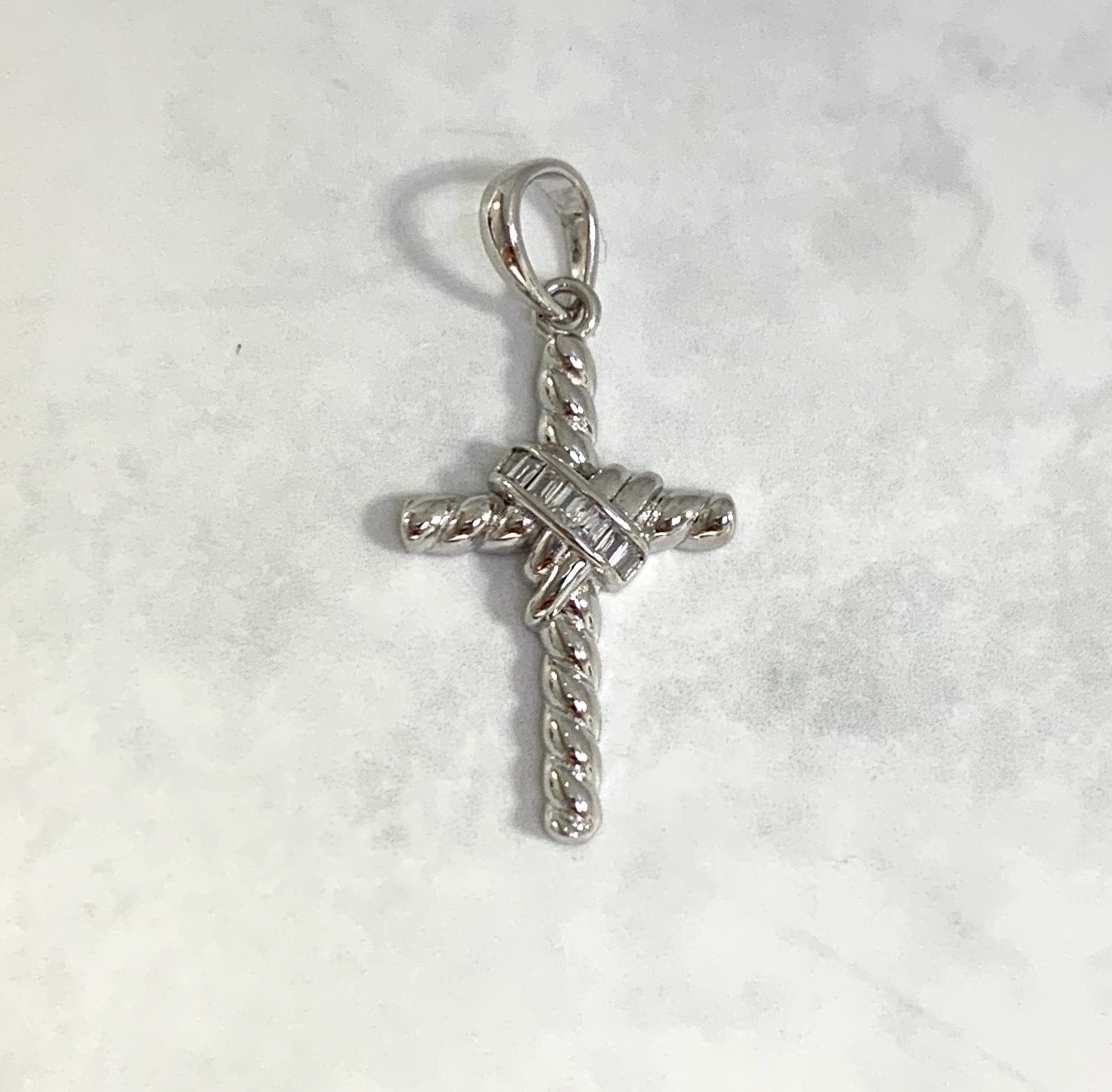 925 Sterling Silver Fancy Knot Cross Religious Solid Silver Pendant ...