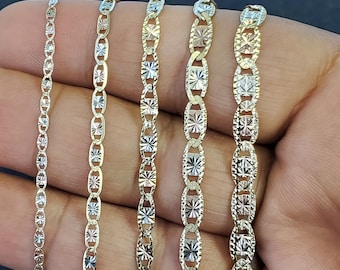 Tri Color Gold Chain - Etsy