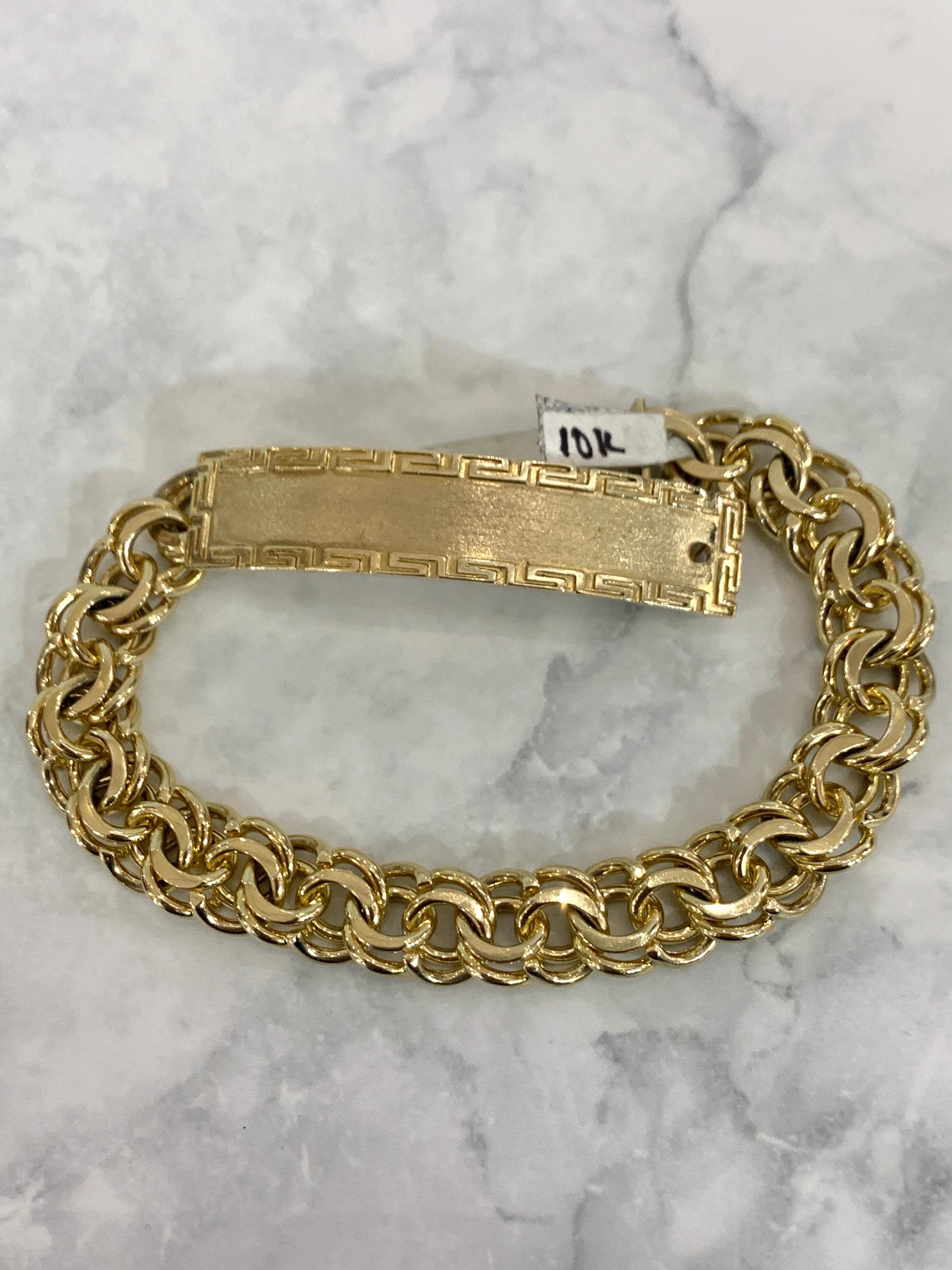 10kビンテージゴールドブレスレットUS男女兼用antiquevintage金製 10kビンテージゴールドブレスレットUS男女兼用antiquevintage金製 10k