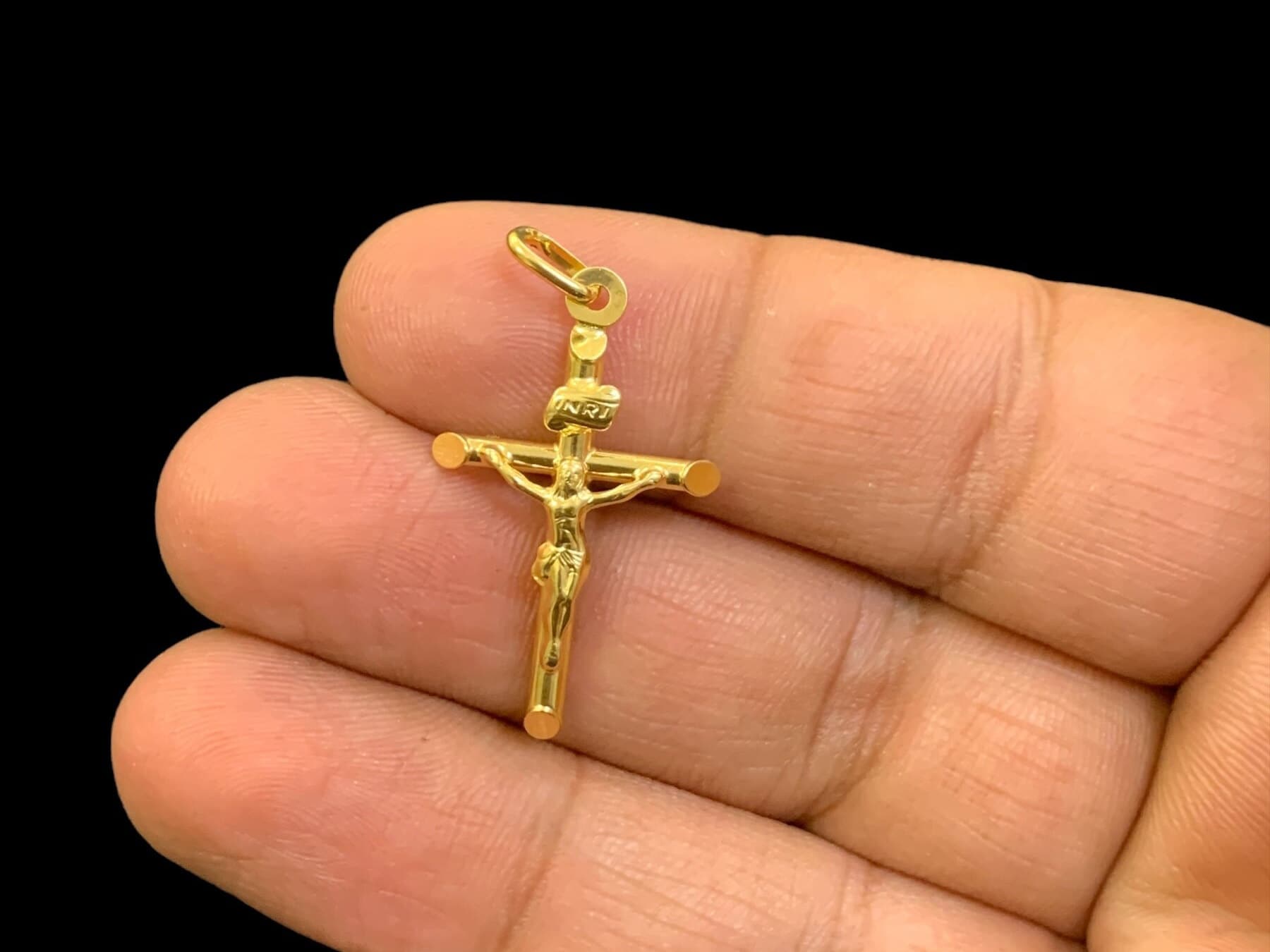 Collana con veri semi di senape e croce. Regalo di fede. Collana cristiana. Regalo di incoraggiamento. Collana per battesimo. Regalo religioso. - Italia