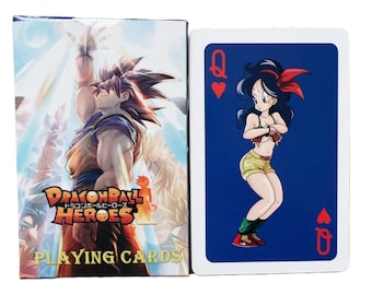Anime Playing Cards - Goku Vegeta Card Game Gifts Dragonball Super and GT Poker  54 Cards with Unique Designs