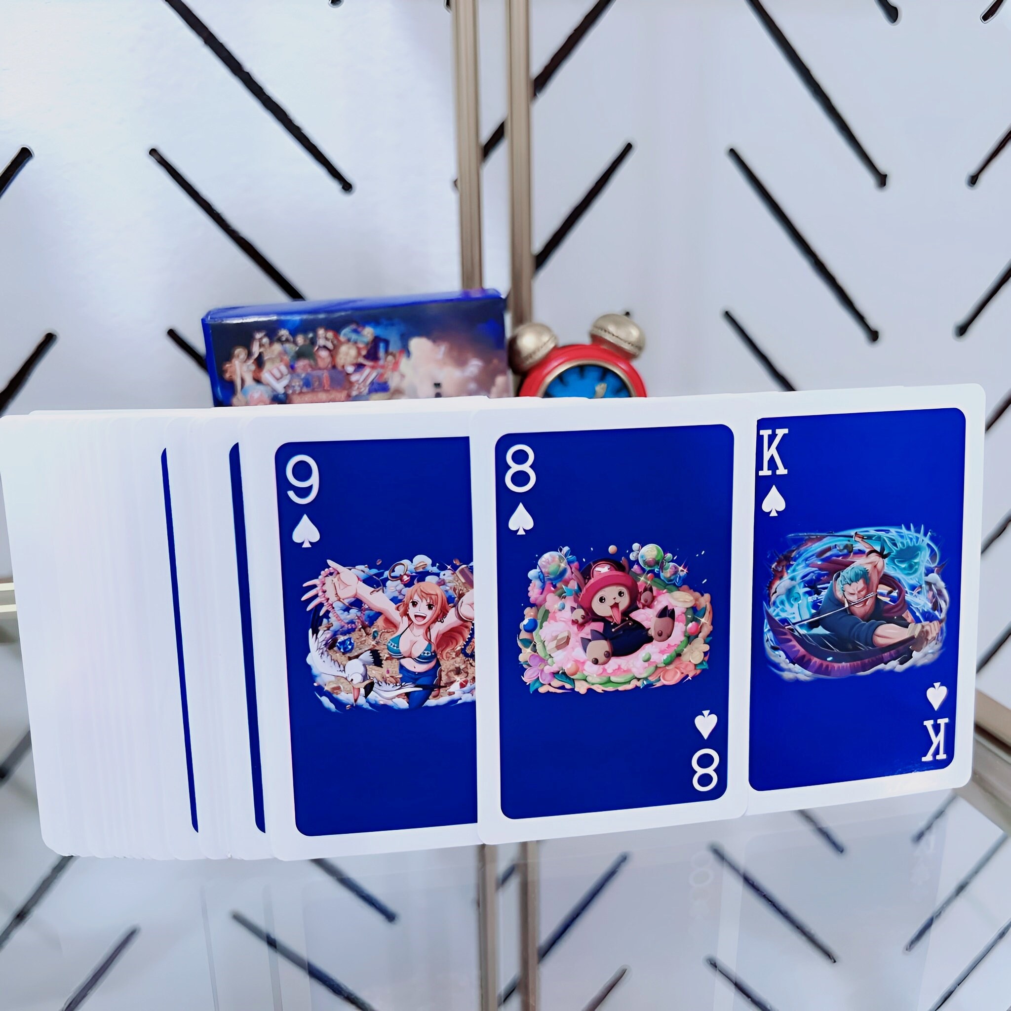 Anime Poker Cards, Japanese Prints Playing Cards,One Piece Playing Cards Unique Character Designs,Anime Fans and Card Games Gift