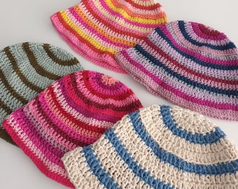 Bobs multicolore en crochet handmade