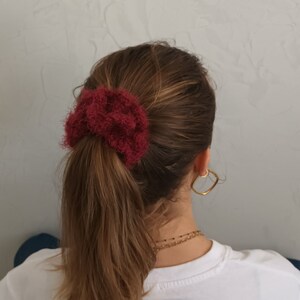 Scrunchies/Chouchous tout doux en crochet handmade image 4