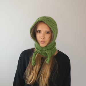 Patrón sencillo de pasamontañas de ganchillo con lazo, archivo PDF unisex, patrón de gorro de ganchillo con lazo para principiantes.