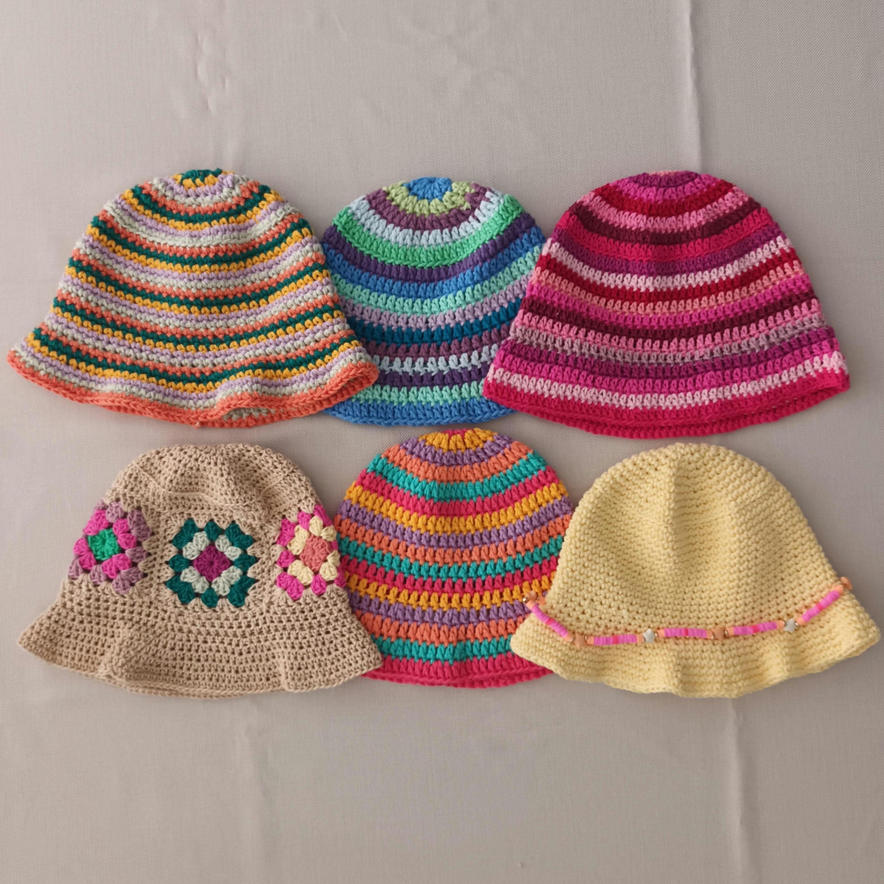 手編みウール帽子 マルチカラー カテーナマルチカラー 2wayうね編み帽子＆スヌード ウール アクリル