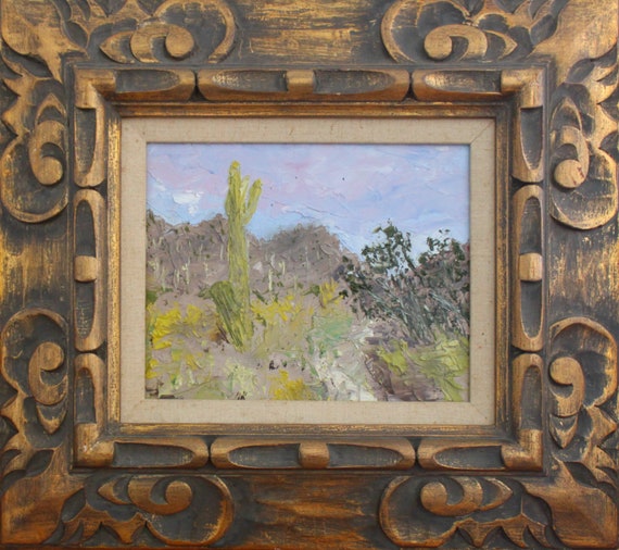 Echo Trail - Original Oil painting inspired by the Arizona Southwest Landscape  Offered framed or unframed Modern Realism Home Decor