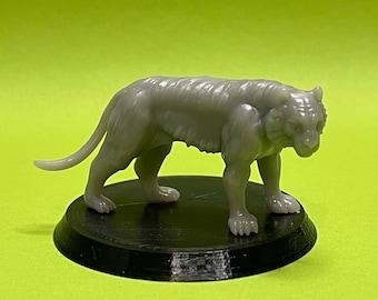 32mm Tiger Miniatures, Resin 3D Printed Animal